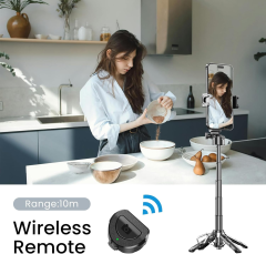 Mini Selfie Bluetooth con Trípode | Jmary MT-18