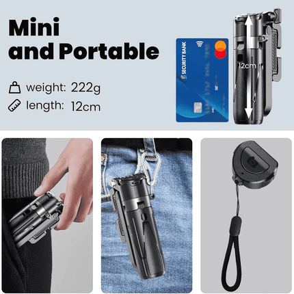 Mini Selfie Bluetooth con Trípode | Jmary MT-18