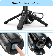 Mini Selfie Bluetooth con Trípode | Jmary MT-18