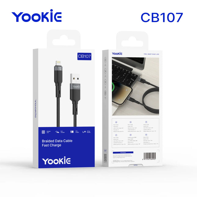 Cable de Carga Rápida Yookie Tipo C-C | CB107