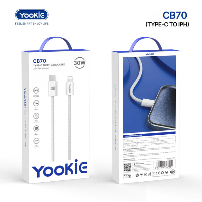 Cable de Carga Rápida Yookie | CB70