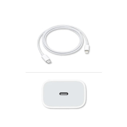Cargador Apple 20W USB-C | Con Cable USB-C a Lightning – iPhone