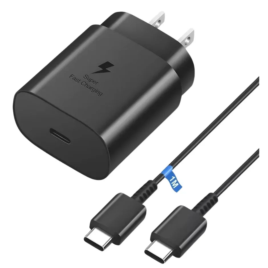 Cargador Samsung 25W USB-C | Cable USB-C a USB-C
