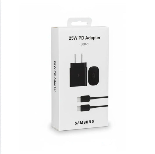 Cargador Samsung 25W USB-C | Cable USB-C a USB-C