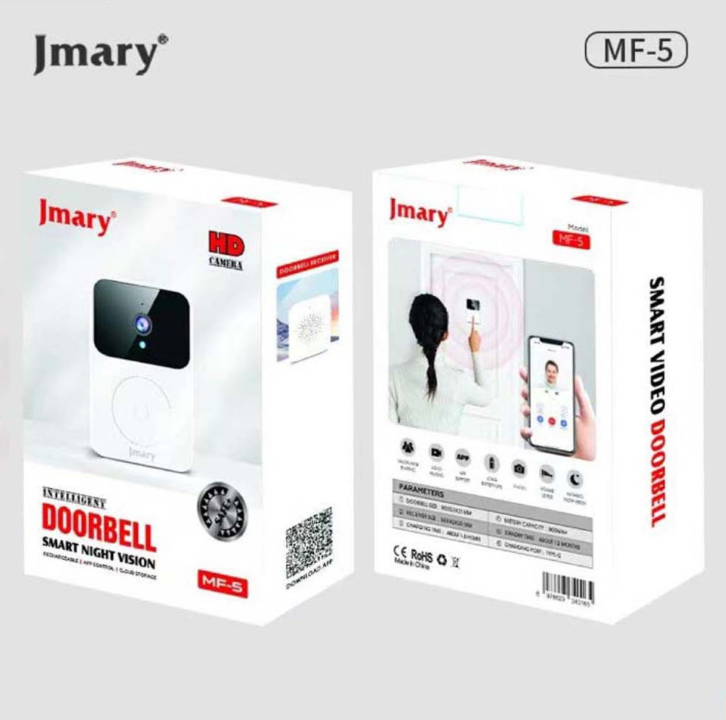 Timbre Inteligente Jmary MF-5 | Cámara HD y Visión Nocturna