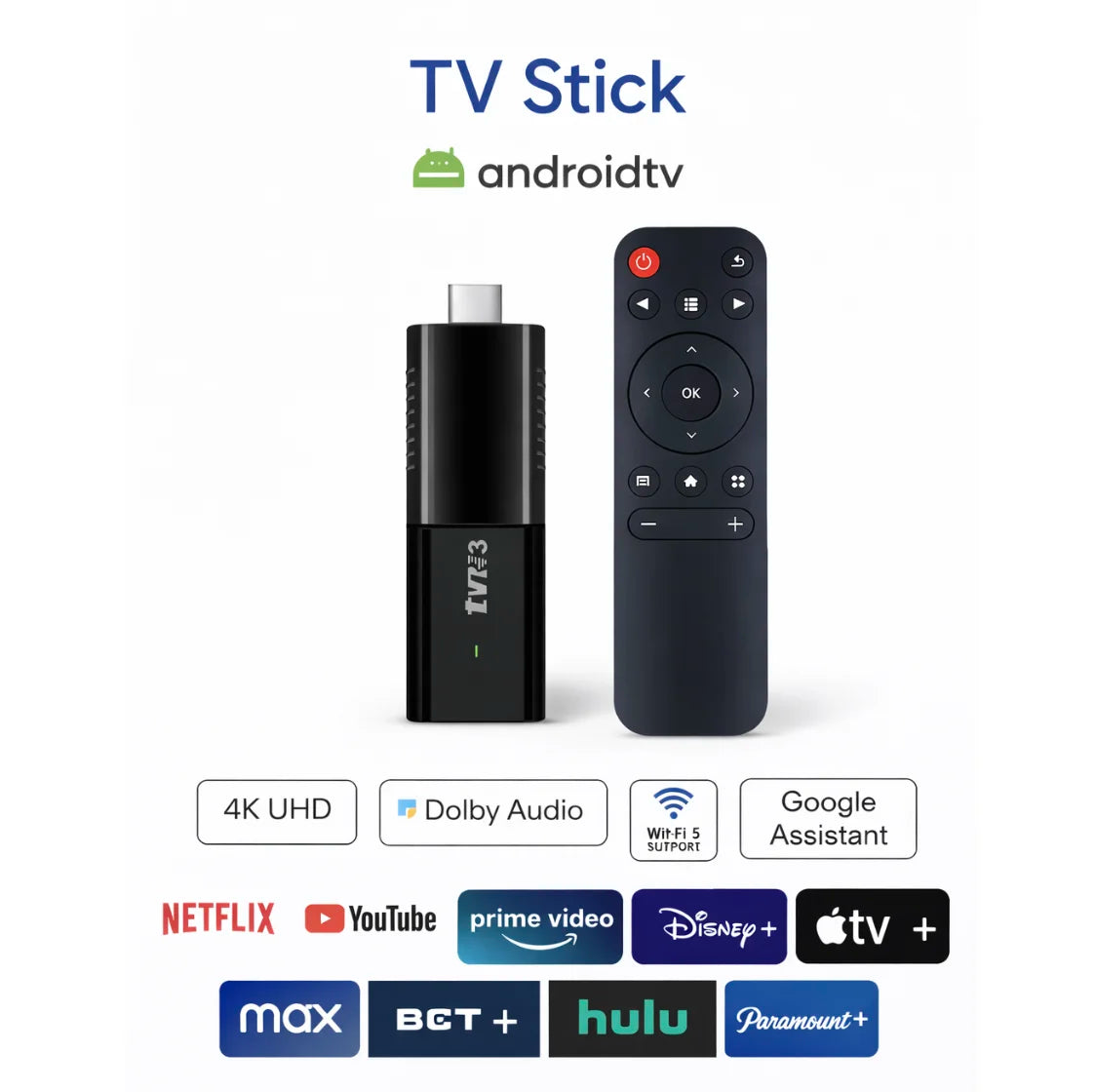 TV Stick Android TV 4K | con Android tv