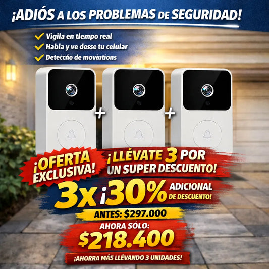 Timbre Inteligente Jmary MF-5 | Cámara HD y Visión Nocturna