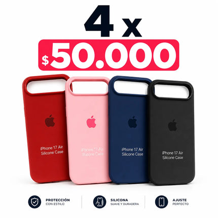 Promoción de 4 Silicone Case