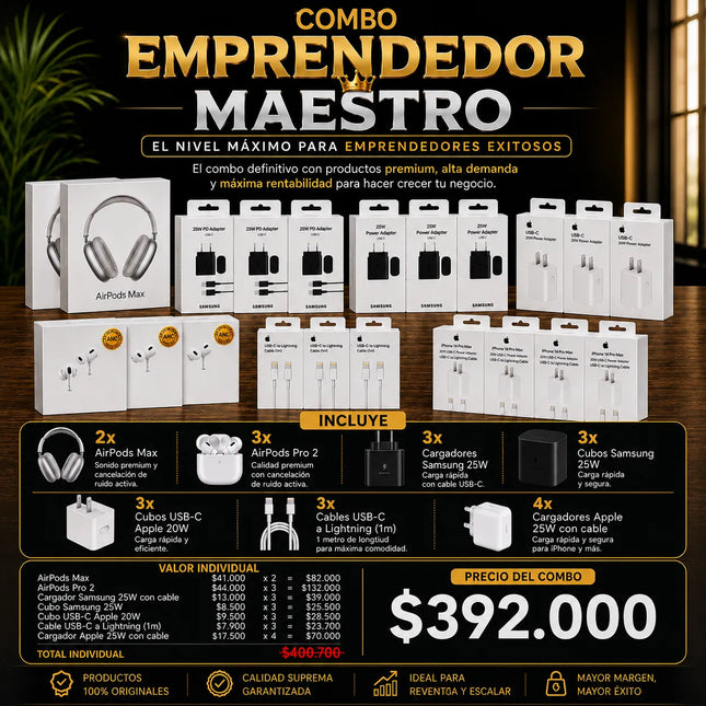 Combo Emprendedor Maestro
