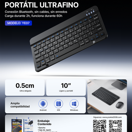 Teclado bluetooth | Yookie YE07