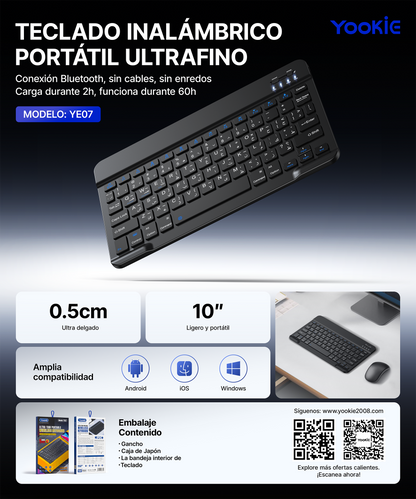 Teclado bluetooth | Yookie YE07
