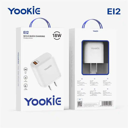 Cargador Rápido 18W Yookie | EI2