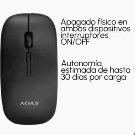 Combo teclado inalámbrico ADAS-8068
