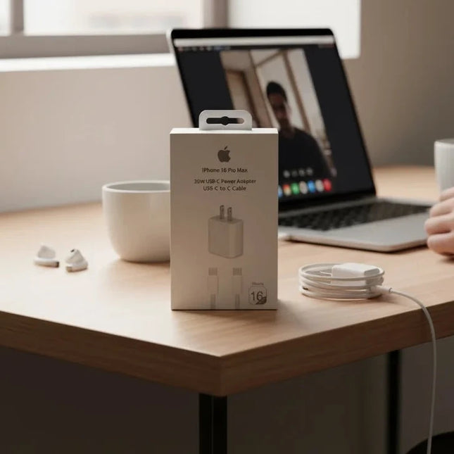 Cargador completo | Tipo-C a Tipo-C para iPhone.