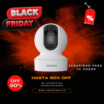 Cámara de Seguridad Philips TAI6000 | Detección Avanzada y Control Total desde tu Celular