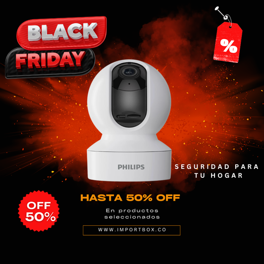 Cámara de Seguridad Philips TAI6000 | Detección Avanzada y Control Total desde tu Celular