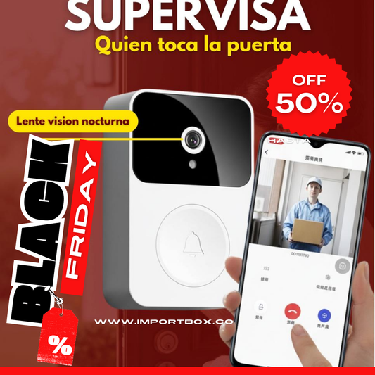 Timbre Inteligente Jmary MF-5 | Cámara HD y Visión Nocturna