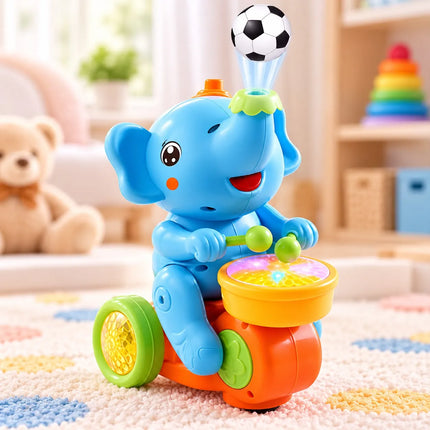 Elefante Musical Interactivo con Pelota Flotante.