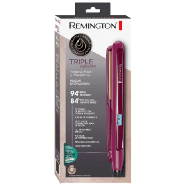 Plancha Remington Triple Infusion | Modelo S7740