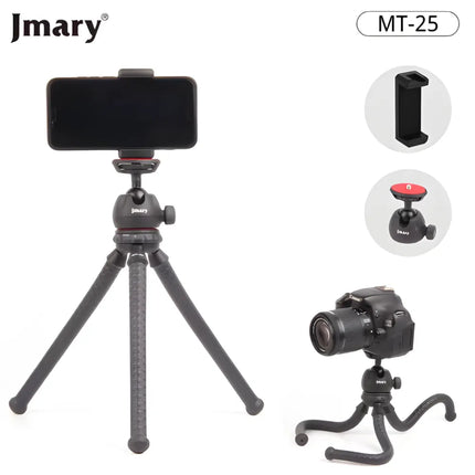 Trípode Flexible Jmary MT-25 | Soporte para Celular y Cámara